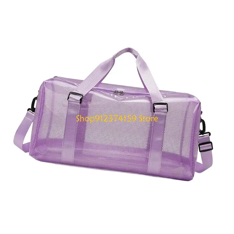 G5AE 2025 PVC Travel Bags Water resistant Large Capacity Shoulder Crossbody Bags Practical Gym Sport Bag For Outdoor Activities
