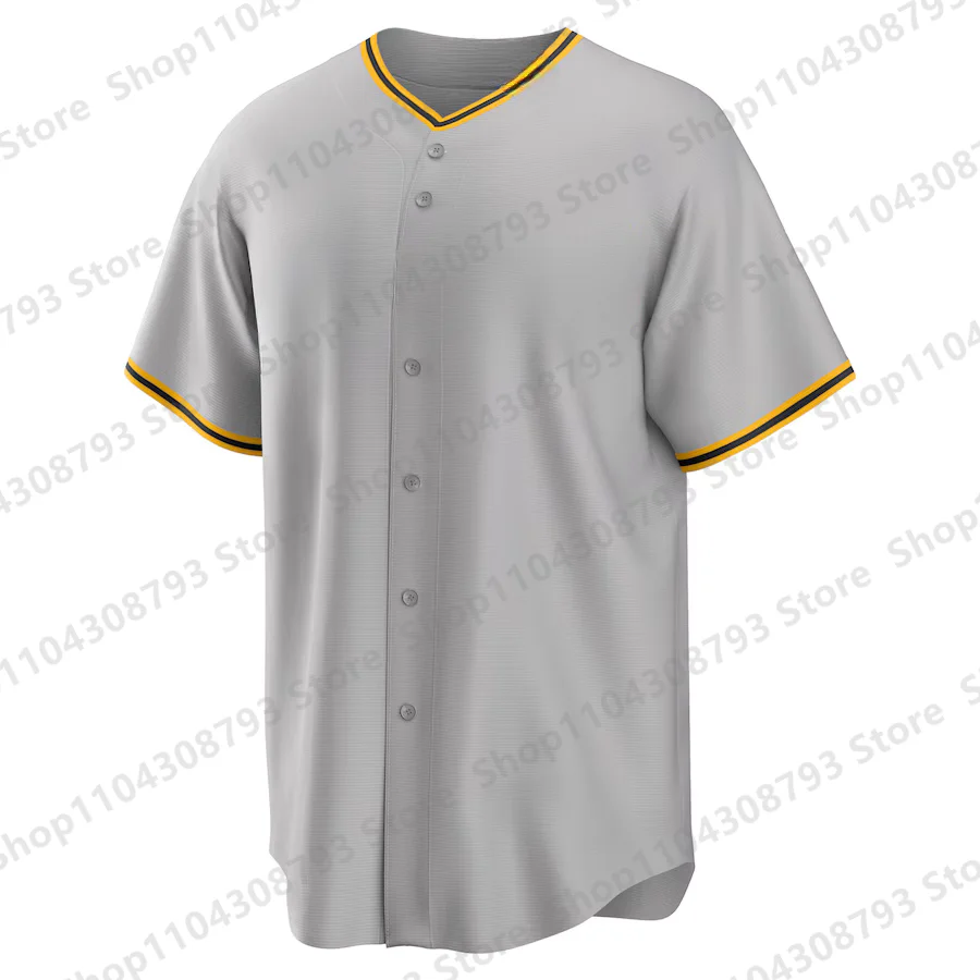 Custom 2024/25 เย็บPaul Skenes Andrew McCutchen Roberto ClementeโจรสลัดสีขาวทองสีเทาสีดําJerseyผู้ใหญ่เด็ก