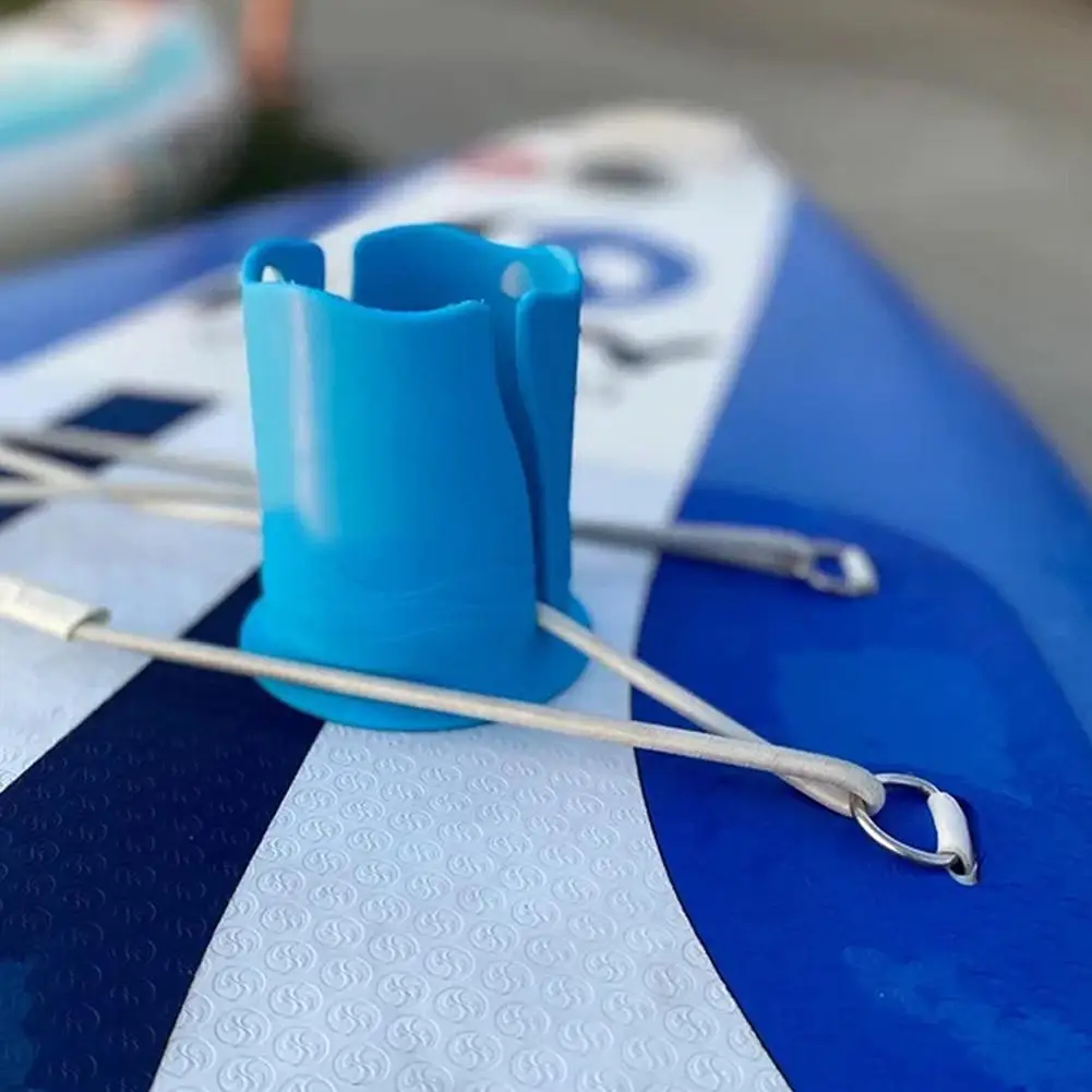 Outdoor Silicone Kayak Drink Holder Stretch Cup Holder Universal Water Bottle Mount for SUP Paddle Board Marine Accessories view 4