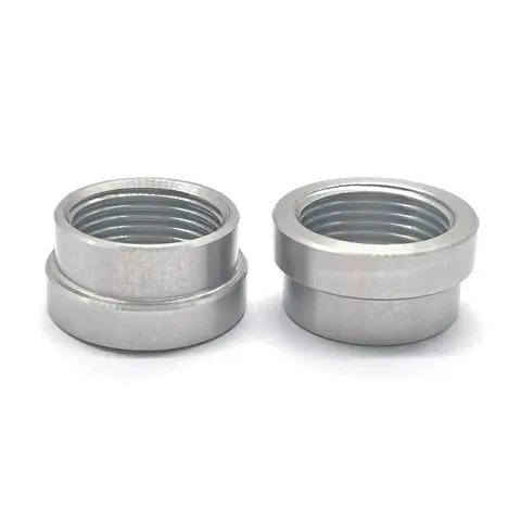 M20 X 1.5 Stainless Steel 304 Female Threaded Stepped Weld Bung Metric Mounting Boss Fitting