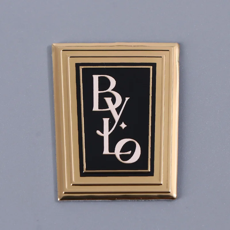 Custom Perfume Label Making Aromatherapy Candle Glass Bottle Concave-Convex Curve Retro Nameplate Wine Label Box Trade