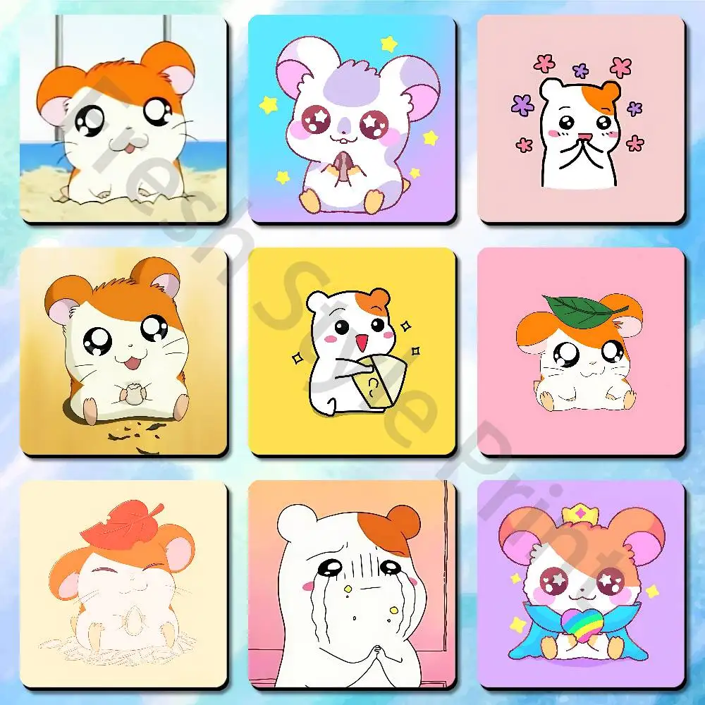 

Cute H-Hamtaros Hamster Cute Cartoon Anime Refrigerator Magnets Soft Magnetic Heat Transfer Refrigerator Magnets Gift