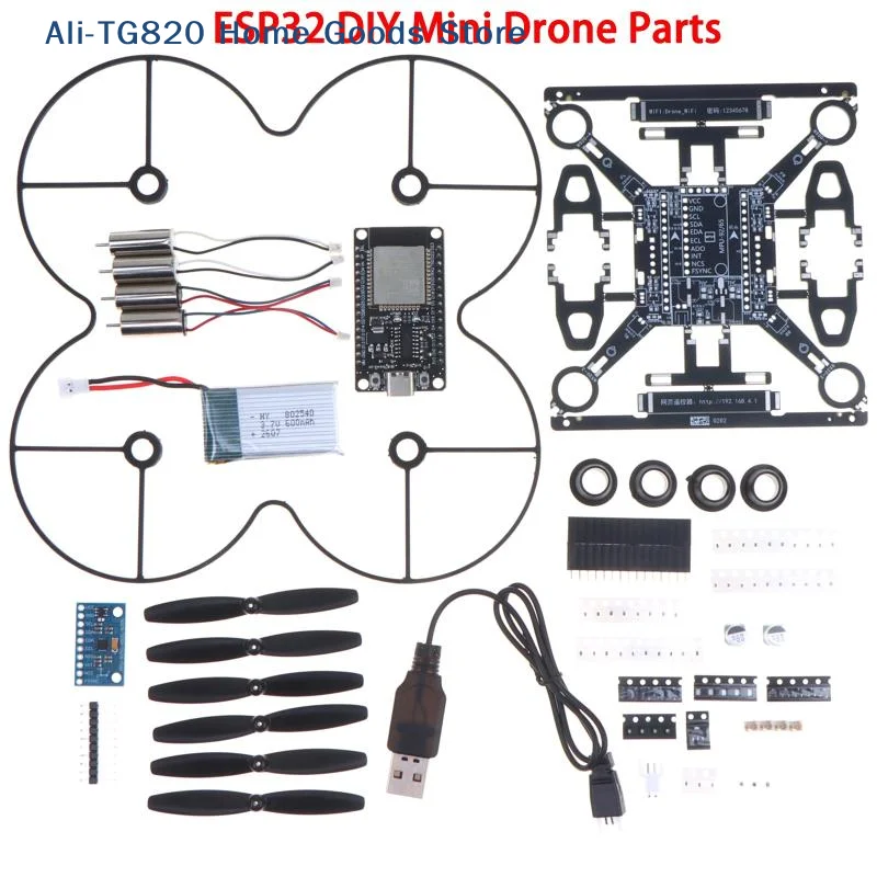 E1 ESP32 Open‑Source Mini Dron - Drone Kit Octocopter review and price