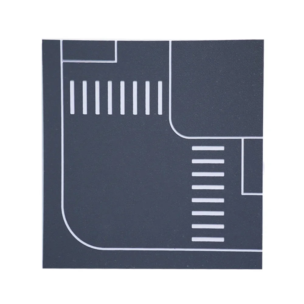 N Scale Simulation Road 1/150 Urban Road Traffic Hard Plastic Architecture Building Materials for Dioramas 1piece