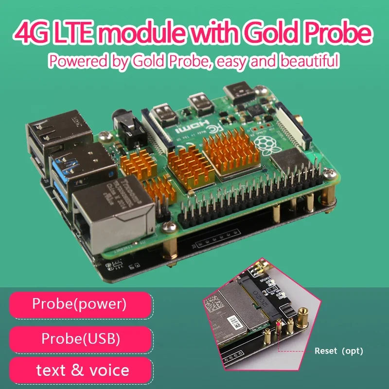 4G LTE Module with USB Power Probe Cable free HUAWEI ME909-821AP V2 Quectel EG25 MQTT Frp openwrt Raspberry Pi 4B SSH