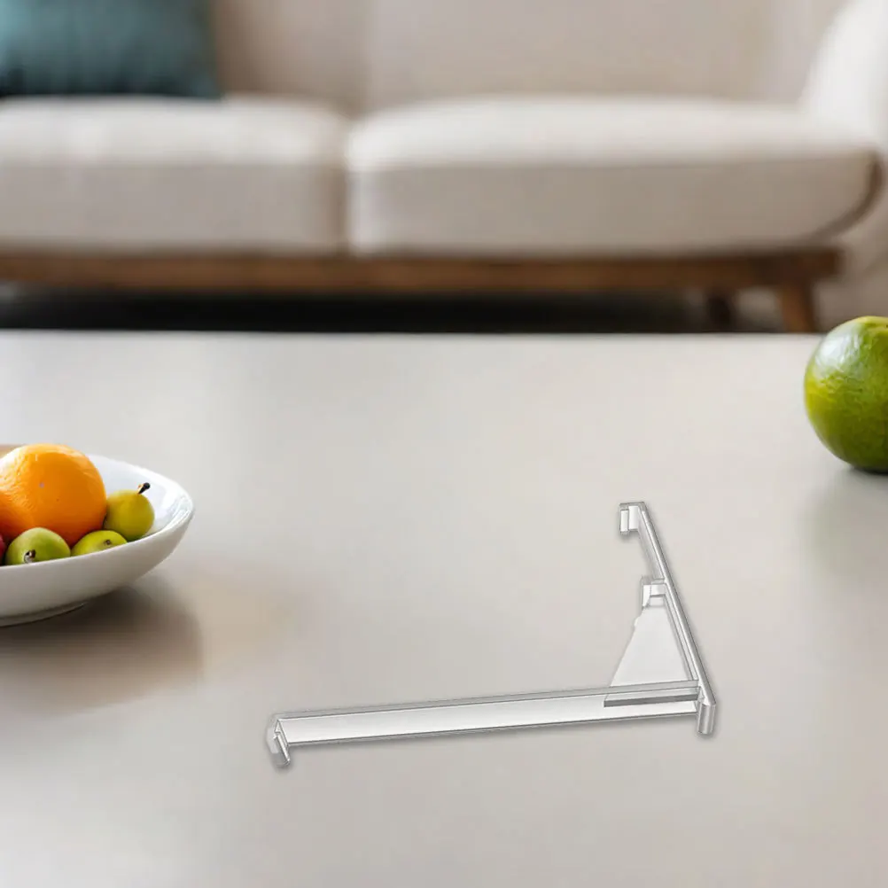 

8Pcs Curtain Valance Clips Clear Plastic Right-Angle Design for Vertical Blinds Drapes Holders Replacement Parts Easy