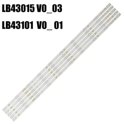 LED 백라이트 스트립, 43 인치 TV용 10 램프, 43LH500T, LB43015, LB43101, LB43102, L42F220B, L42P60BD, L42F3250B, LVF420AUBK