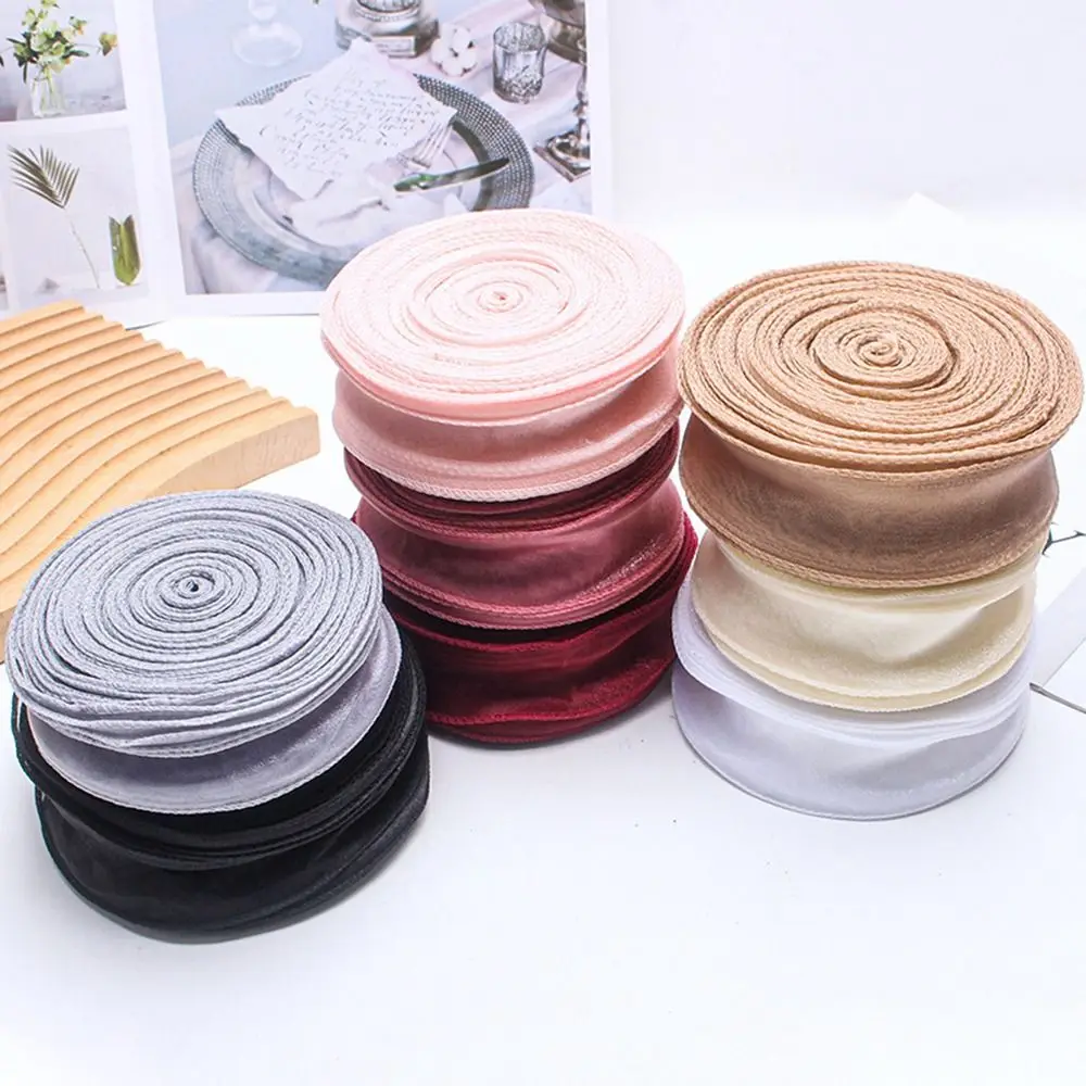 새틴 리본 메쉬 원단 꽃 부케 포장, 얇은 명주 그물 리본 꽃 패턴 장식, 결혼식 롤, 40mm, 10 야드