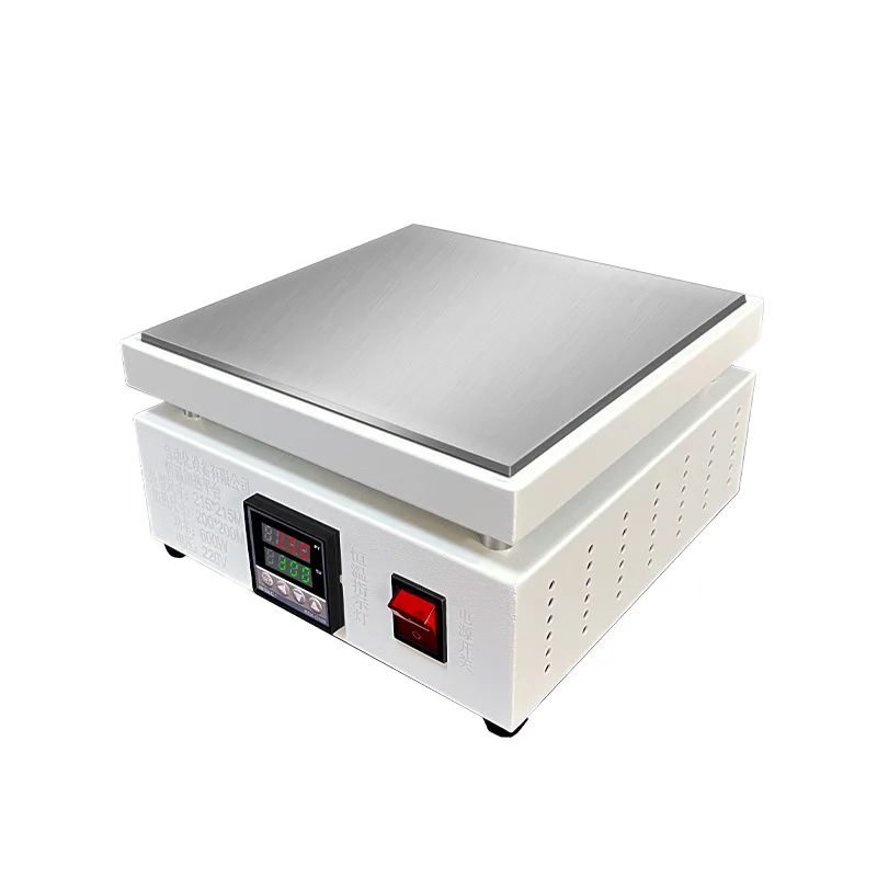 Dual display aluminum base plate with 0-400 range ℃ Temperature Control Function for Welding Stripping Preheating Film Forming