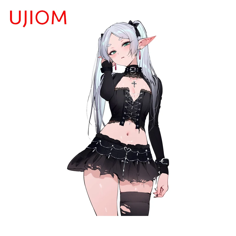 

UJIOM Frieren Goth Design Wall Sticker Eye-catching Amusing Anime Graffiti Waterproof Decal Suitable For DIY Decoration Chambre