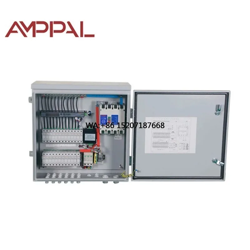 Protection Cat III Overvoltage Factory Low Price 1000V PV-DC Combiner Box Solar Panel 8 in 1 Out IP65/IP66