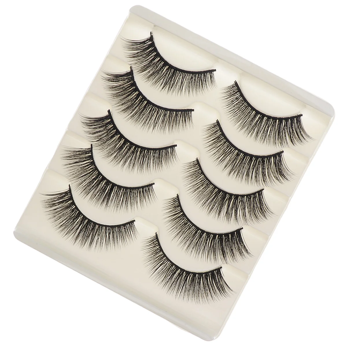 

Eyelashes Natural Long Thick Classic Artificial Fiber Fake Lashes Odorless Comfortable False Lashes Makeup
