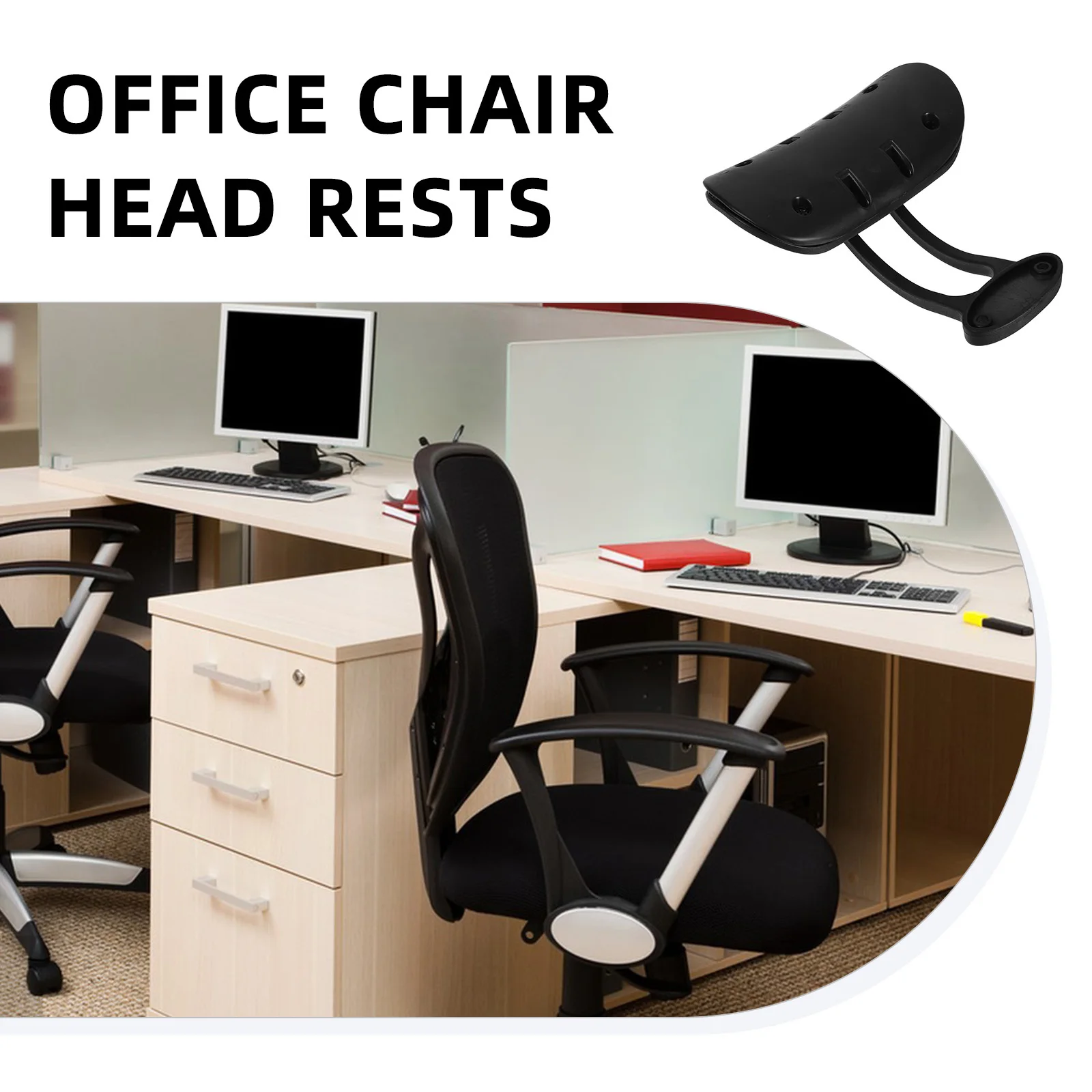 

Ergonomic Chair Headrest Attachment Adjustable Height Head Rest for Office Computer Desk Chairs Comfortable Neck Support Pillow