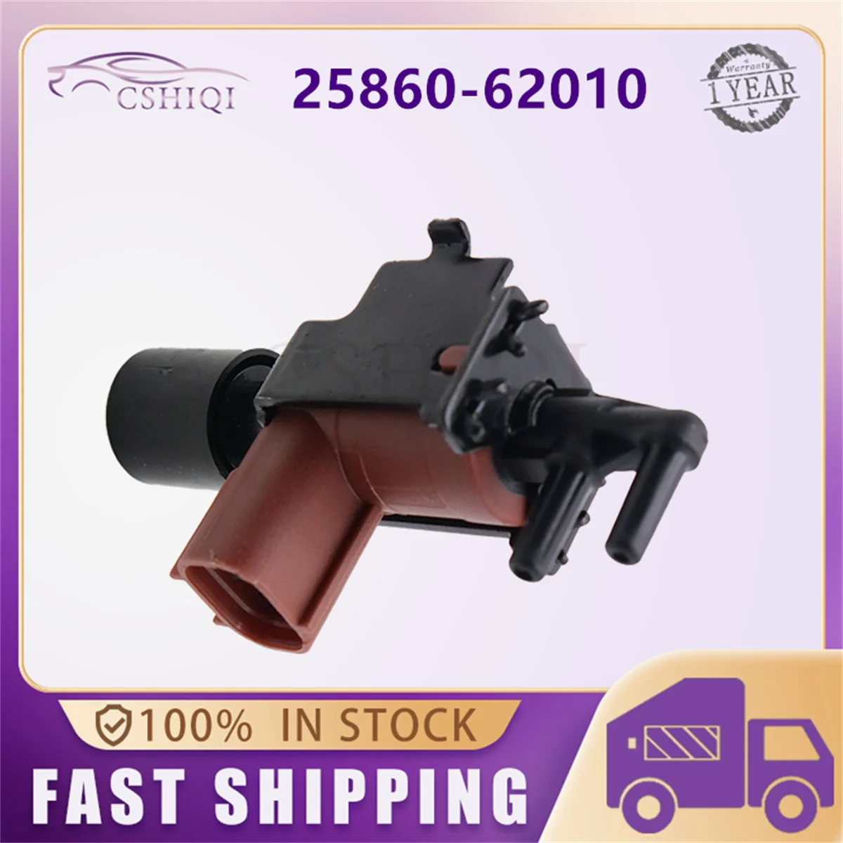 

25860-62010 2586062010 EGR Vacuum Switch Valve Solenoid VS For Toyota Lexus 3.0L 3.3L V6 For Lexus ES300 ES330 RX300 RX330