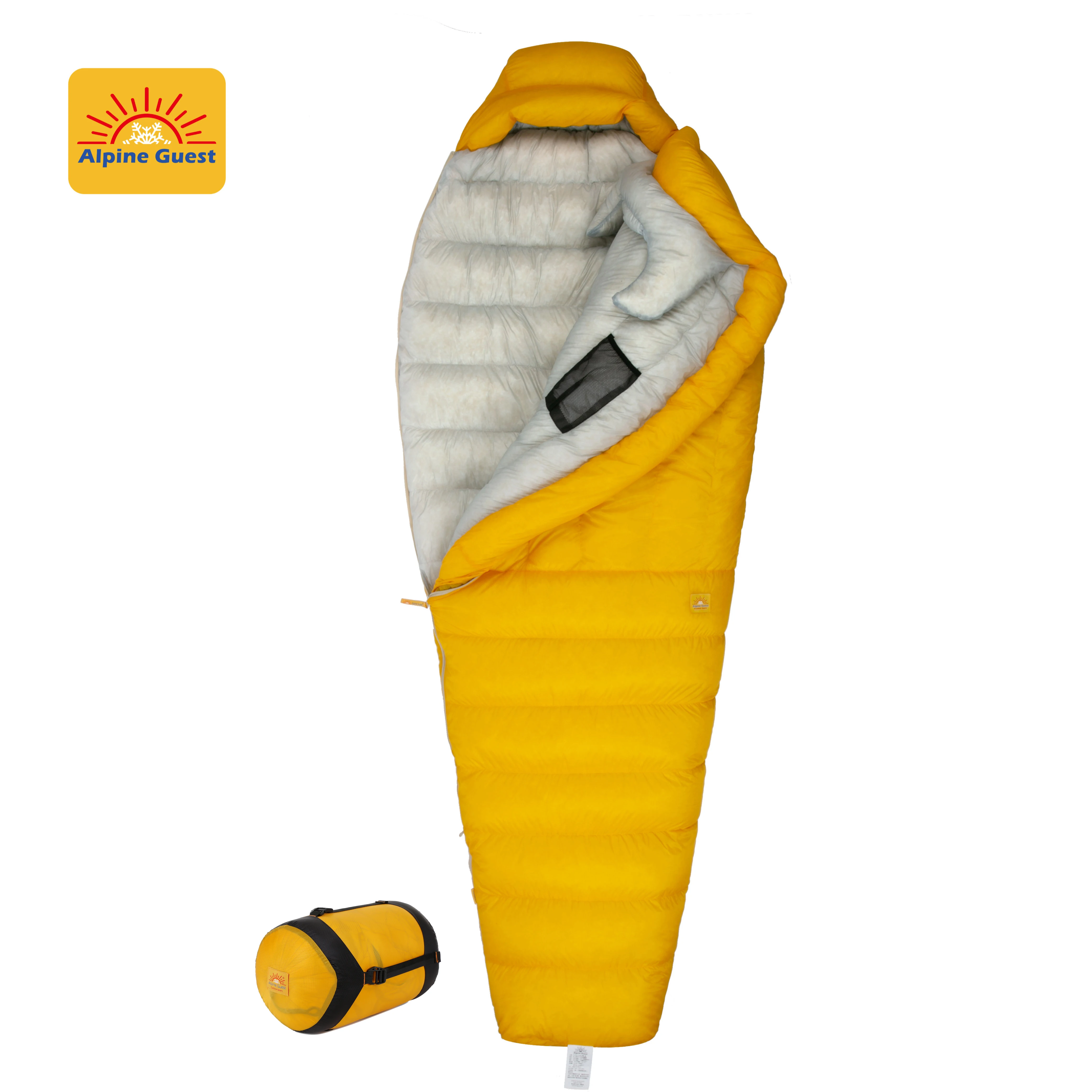 

Series Ultralight 95% 850FP 450g Duck Down Fill Sleeping Bag Outdoor Camping Cold Weather Sleeping