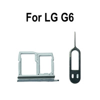 SIM Card Tray + SD Card Tray Socket Reader Holder Slot For LG G6