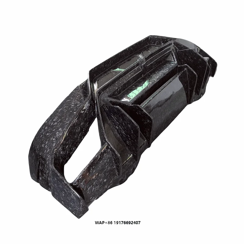 

High Quality V-style Forged Carbon Fiber Rear Bumper Diffuser for Lambor Huracan LP580 LP610 Body Kit