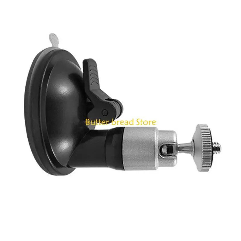 W89C 1/4 Inch Screw Rotation Arm Suction Mount Camera Mount Brackets for Car window