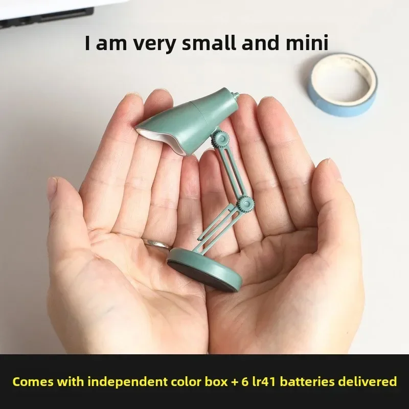LED Mini Table Lamp Creative Portable Night Light with Clip Student Dormitory Quilt Reading Lamp