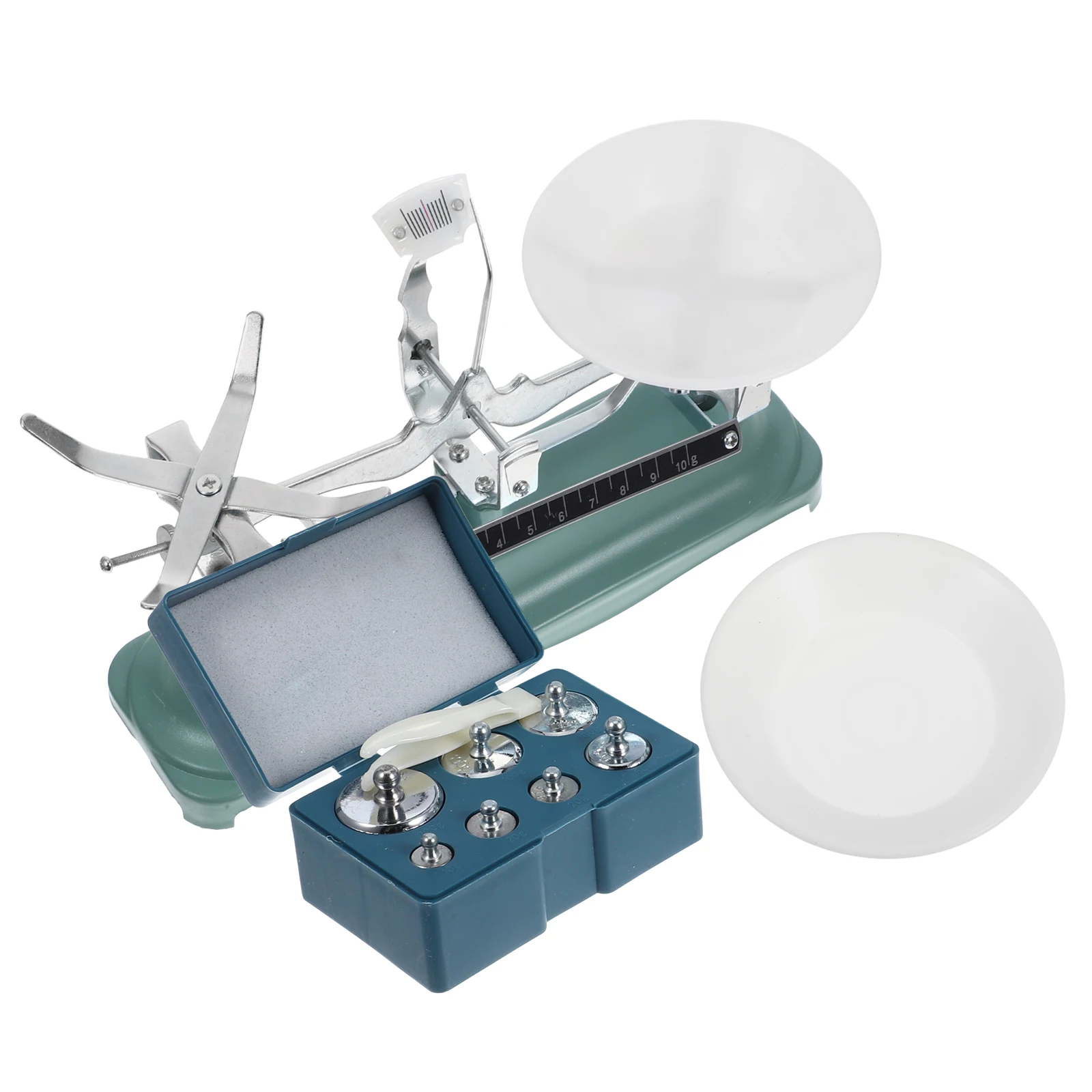 1Set Balance Scale Accurate Design for Laboratory and Classroom Learning with Weights Portable Science Experiment