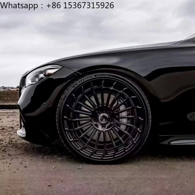 18 19 20 21 Inch Gloss Black Alloy Wheels 5x112 for Mercedes W223 W222 W204 W205 W213 C E S Class