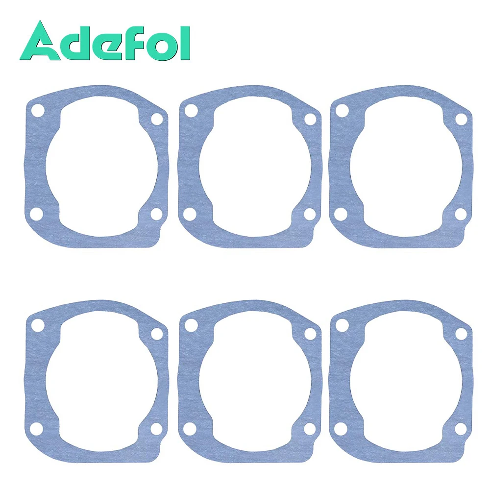 6Pcs Cylinder Base Gasket For HUSQVARNA 362 365 Special EPA 371 372 372XP Chainsaw Parts