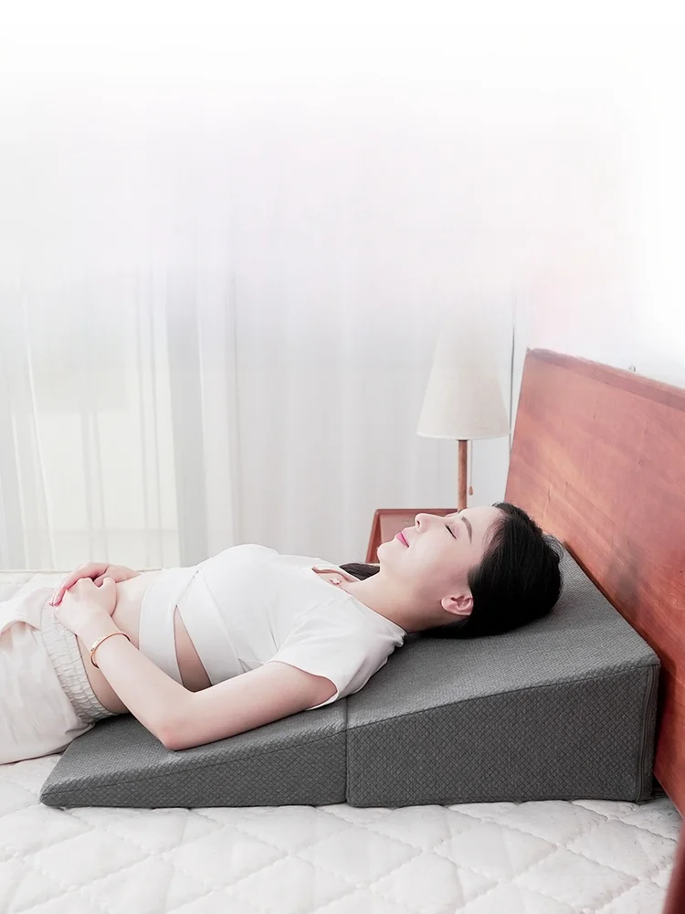 Anti-Reflux Slope Pillow Maternity Care Backrest Pad for Esophagitis And Gastric Acid Bile Inflammation Modern Simple Home Use