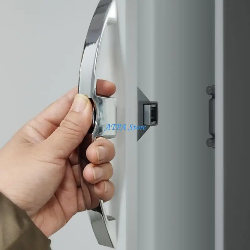 

U13C Caravans Pull Handle Push Lock for Campers Drawer Latchs Cabinet Boat Door Locks