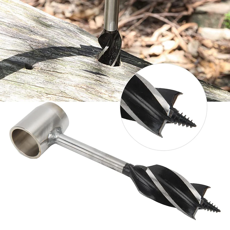 

Professional Outdoor Carpenter Drill Bit For Camping Drilling Holes Chopping Wood Accessories Four Blade Support Drill Bit