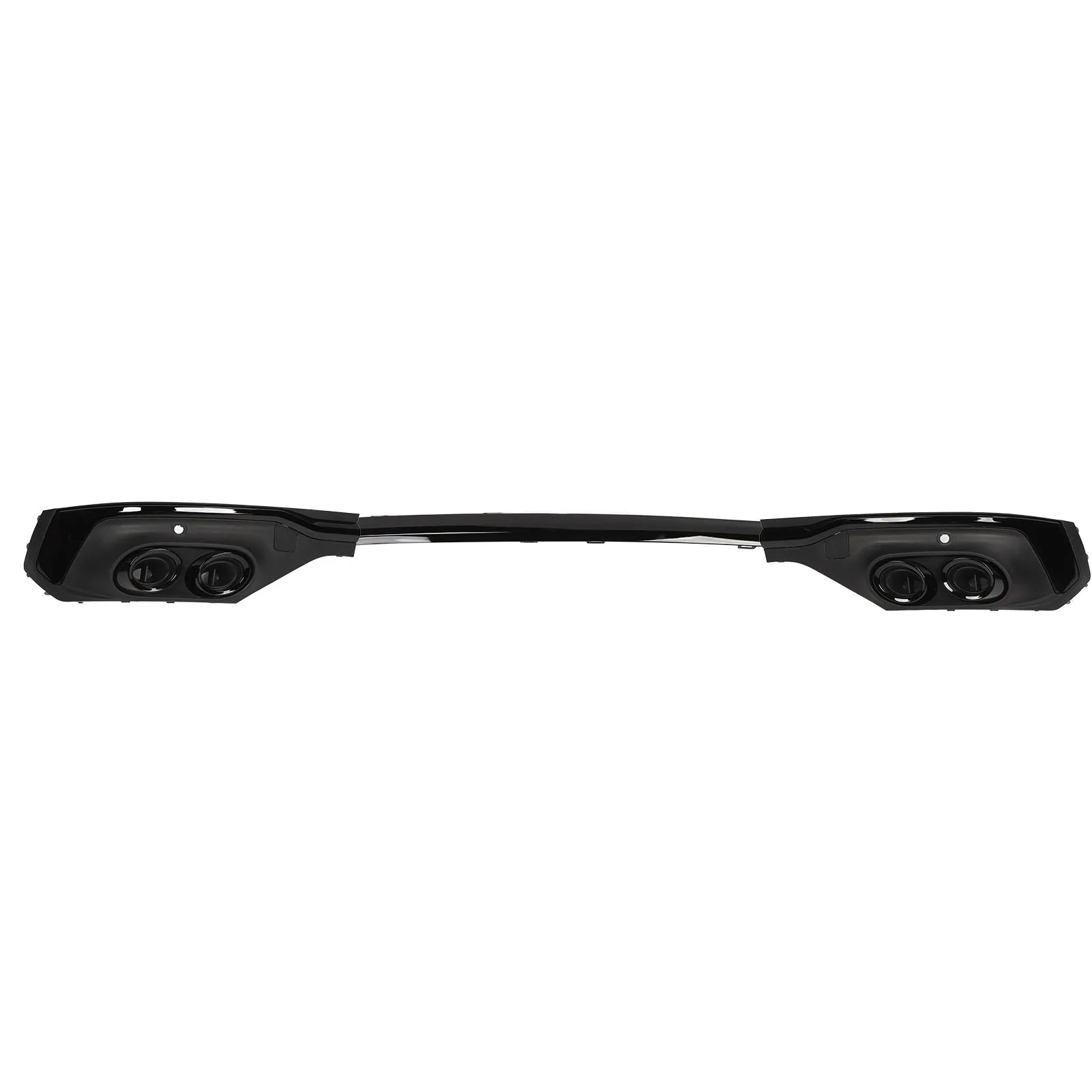 Achterbumper Uitlaatpijp Diffuser Trim Glanzend Zwart Lip Spoiler voor Audi SQ5 Sportback 2021 en Up Achter Diffuser Side CornerTrim