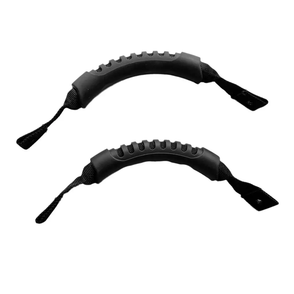 

Черная резиновая ручка для переноски каяка, стабильная ручка, аксессуар, надувная лодка, каноэ для рыбалки, детали каяка