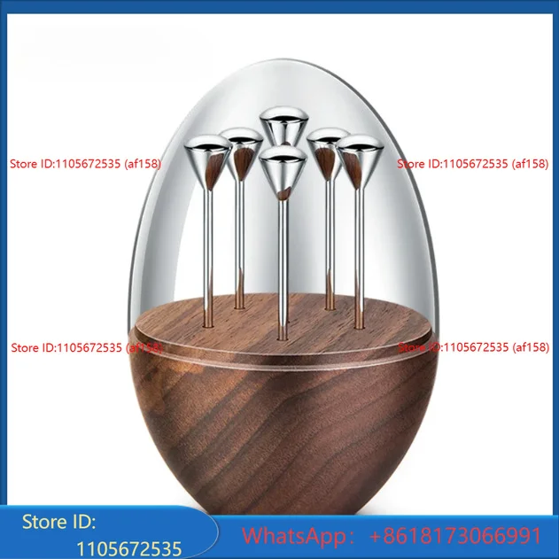MODERN Nordic Creative Cake Fruit Label Stainless Steel Ins Style Light Luxury Fruit Fork Cocktail Label