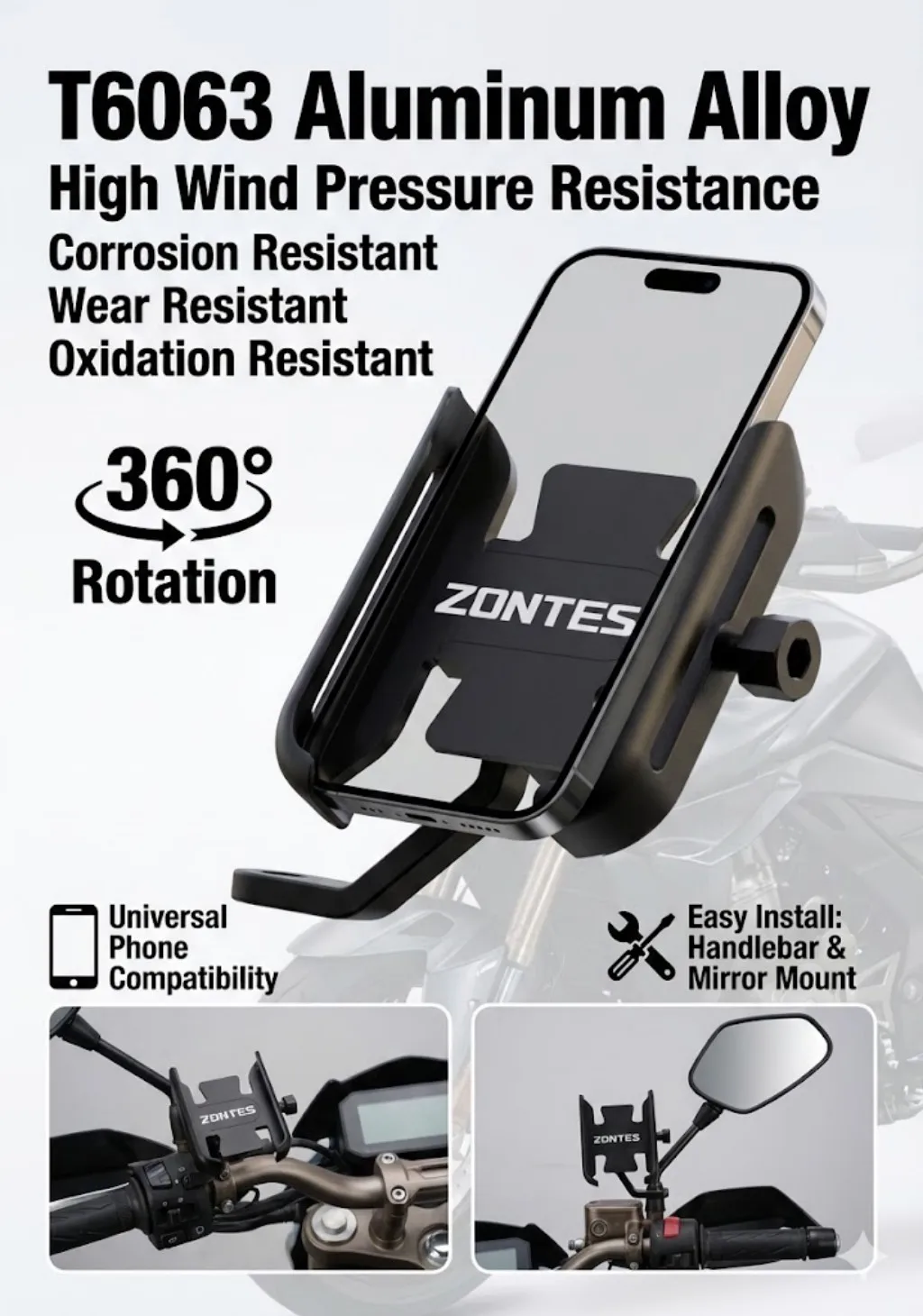 Motorcycle Phone Ho…