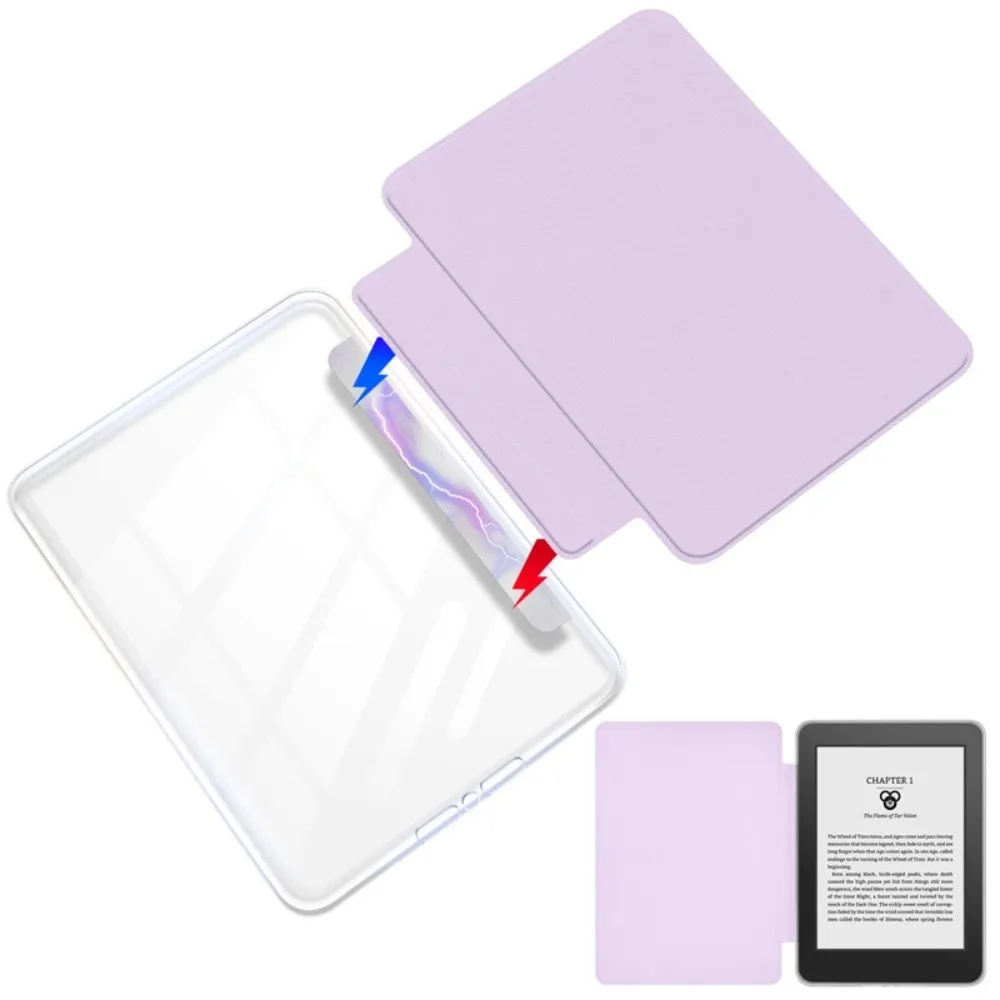Magnetic Detachable E-Reader Case Auto Sleep Wake Shockproof Folio Cover for Kindle Paperwhite 4 10th Generation 2018