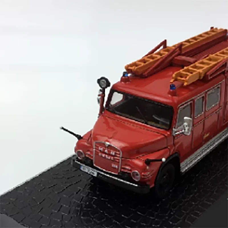 Diecast escala 1:72 lf 16 man 450 HA-LF modelo de carro de liga de motor de bombeiros acabamento simulação coleção presente brinquedos exibição estática