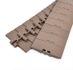 1Meters 820-k400 Width:101.6mm Plastic Chain Plate Flat Top Chain Conveyor Belt