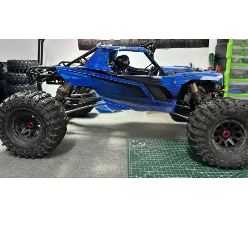 Carbon Fiber Ladder Frame Chassis Rails 4mm for YK 4061 1/6 RC Crawler Ultra Low Center Gravity Upgrade Parts  Fit Stock Holes