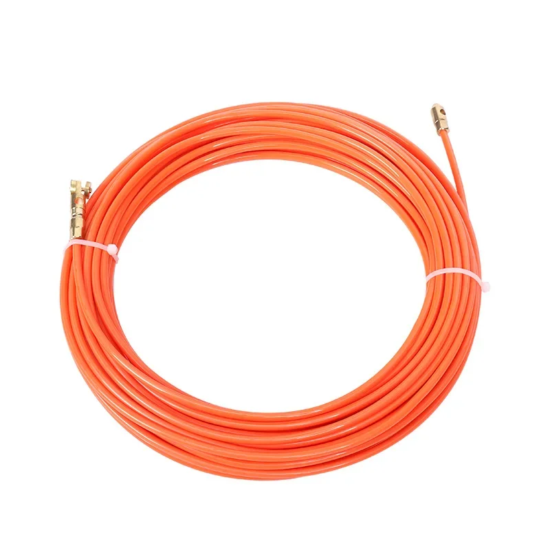 2025 كهربائي برتقالي عجلة عالمية سلك نايلون نفق الأنابيب ثقب كابل مجتذب عراف الرصاص سلك الجدار