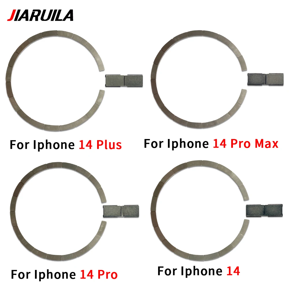 Good quality Magsafe Magnetic Metal Ring For Iphone 12 13 14 ProMax Mini Plus Back Housing Glass Wireless Charging Magnet Repair