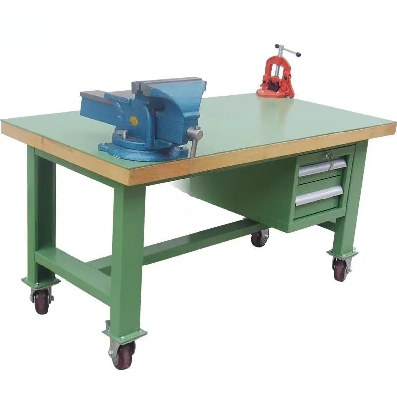 for Machine Shop Cabinet Workbench with Tool Drawer Heavy Duty Steel Storage Unit for Garage Workshop Organization and Repair