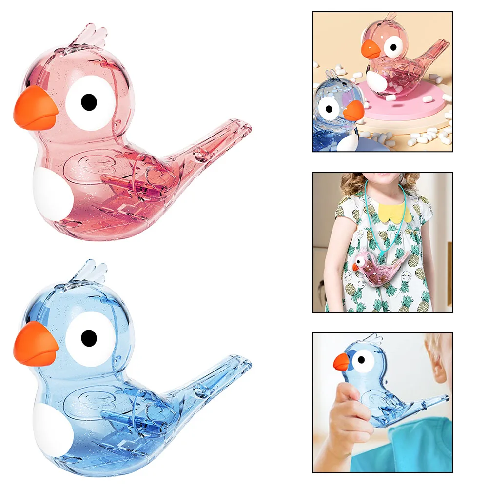 For Outdoor Play Interactive Whistle Toy Chirping Whistle Water-Activated Sound 2-in-1 Whistle Feature Colorful Bath Toys