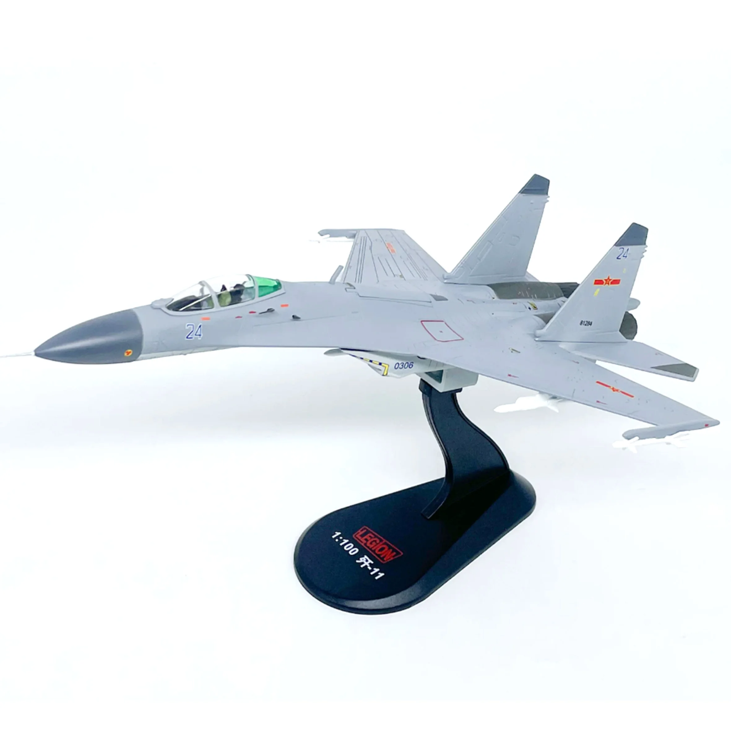 

1: 100 LEGION Chinese J-11BH Fighter Model 24 # Static Alloy Finished Product Model