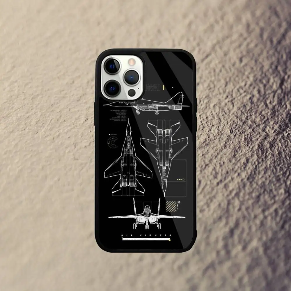 Engineering Blueprints Phone Case For iPhone 16,15,14,13,12,11,Pro,Max,Plus,Mini,SE New Magsafe Magnetic Wireless Charging
