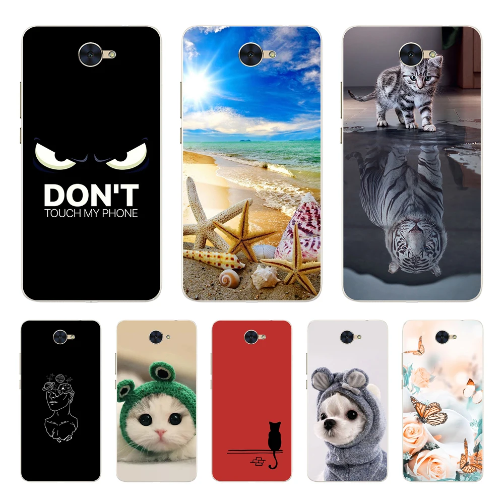 Case for Huawei  Y7 2017 Case Silicone TPU Back Cover Phone Cases For Huawei Y7 TRT-LX1 TRT-LX2 TRT-LX3 Y 7 2017 coque bumper