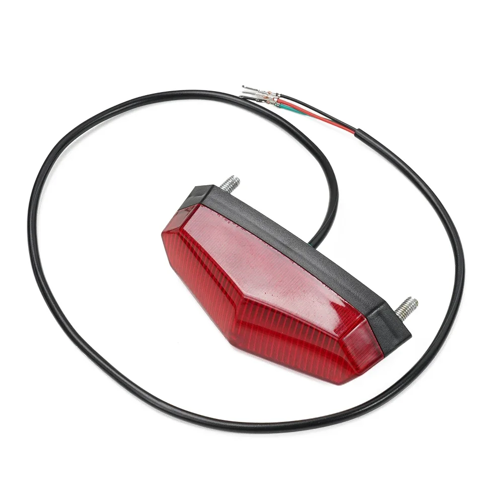 1pc 24-60V E-Bike Rear Light Highlight Tail Light LED Safety Warning Rear Lamp Scooter E-bike Taillights Electric Bike Part