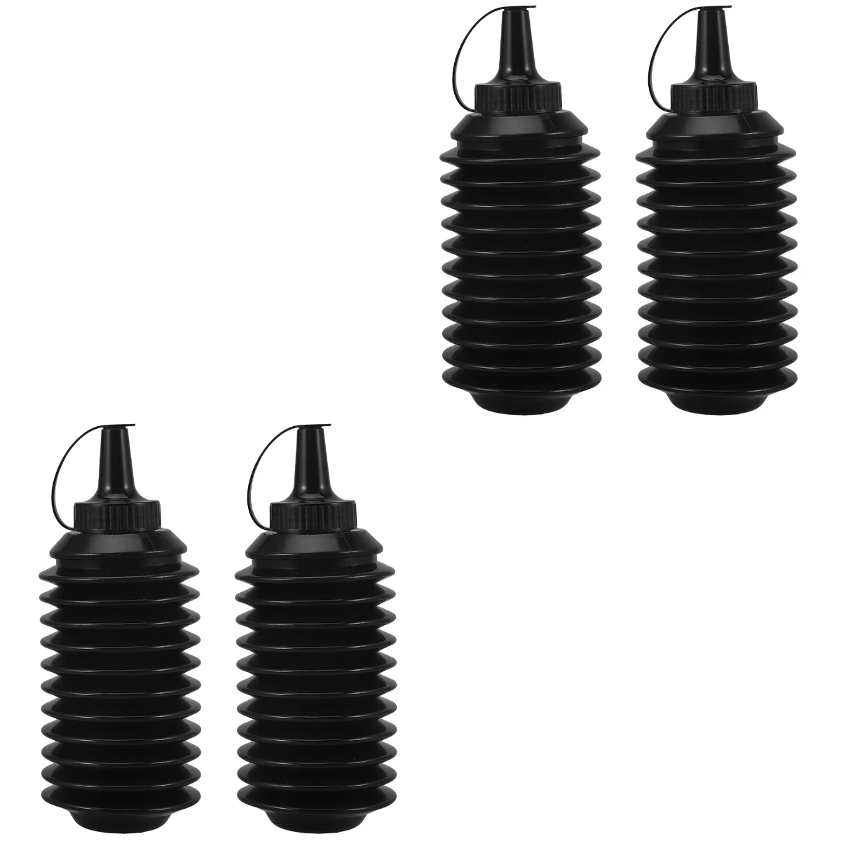 

2 Pieces Waterbottle Compressed Balloon Bead Container Storage Medicine 2000X800X800CM Black Holder for Travel Child