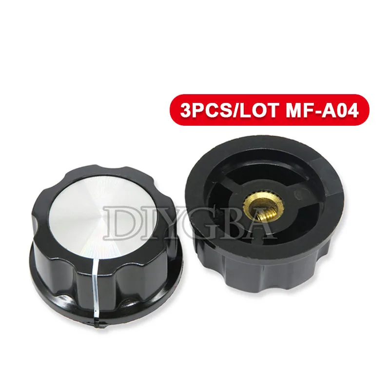 Potentiometer Knob MF-A01 MF-A02 MF-A03 MF-A04 MFA05 WH118/WX050 Rotary Switch Electronic 6mm 0-100 WTH118 Knob Scale With WX112