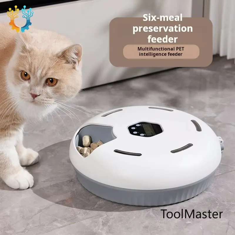 

【2026】Automatic 6 Meals Dog Cat Dry Wet Food Dispenser Timed Pet Feed Bowls Fresh Food Refrigerated Container Wireless Pet Feede