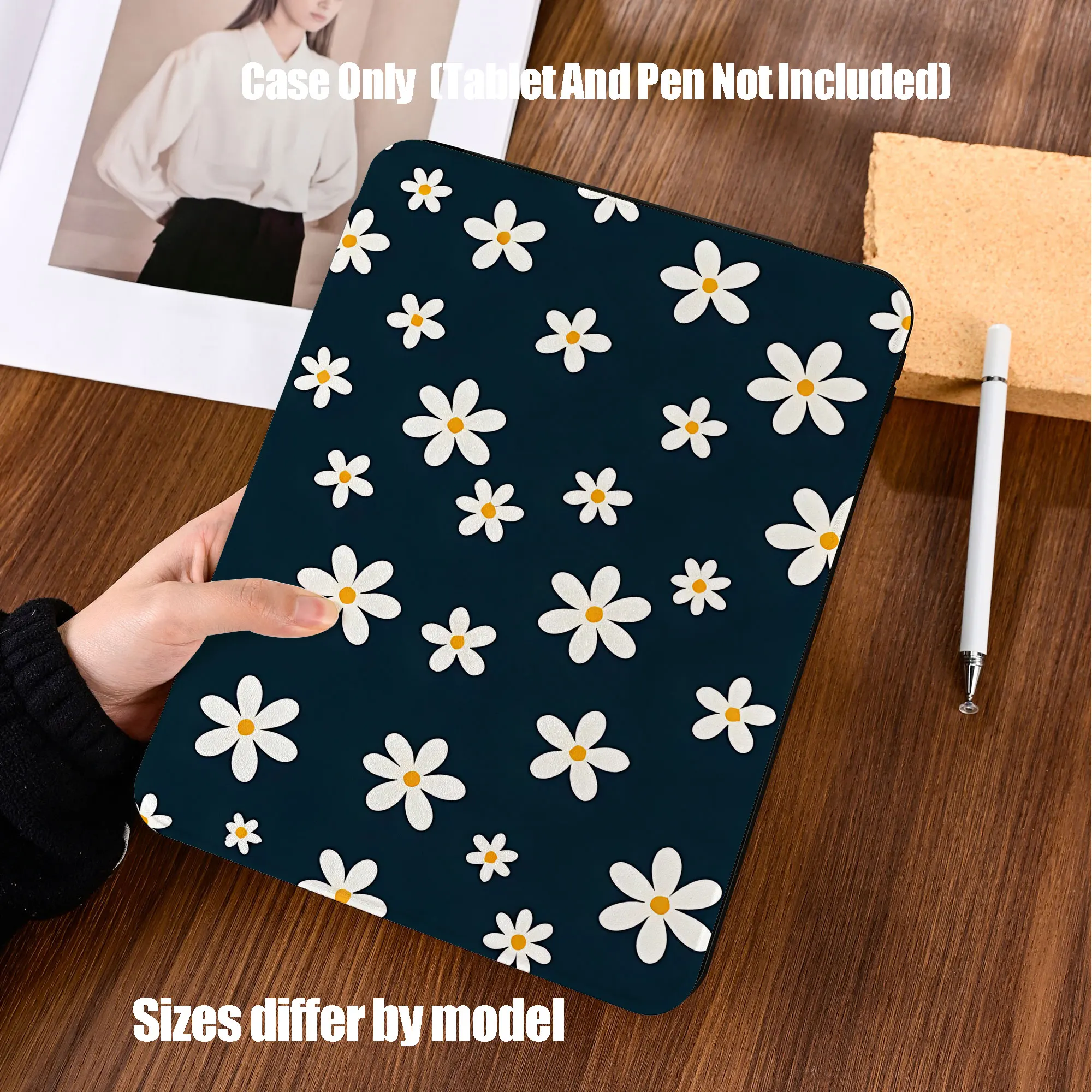 Shockproof TPU Tablet Protective Case with Pencil Holder Auto Sleep Wake for Apple /Samsung/Xiaomi/Redmi/Huawei/Honor