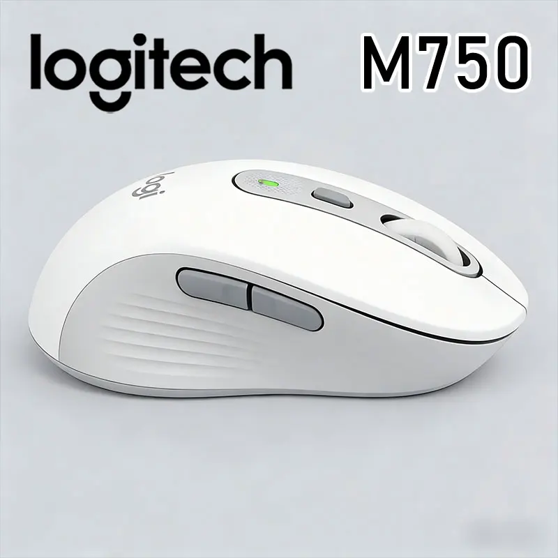 

Logitech M750 Business Wireless Mouse | Dual-Mode Portable with Ergonomic Grip, Effortless for Office Work & Daily Commuting